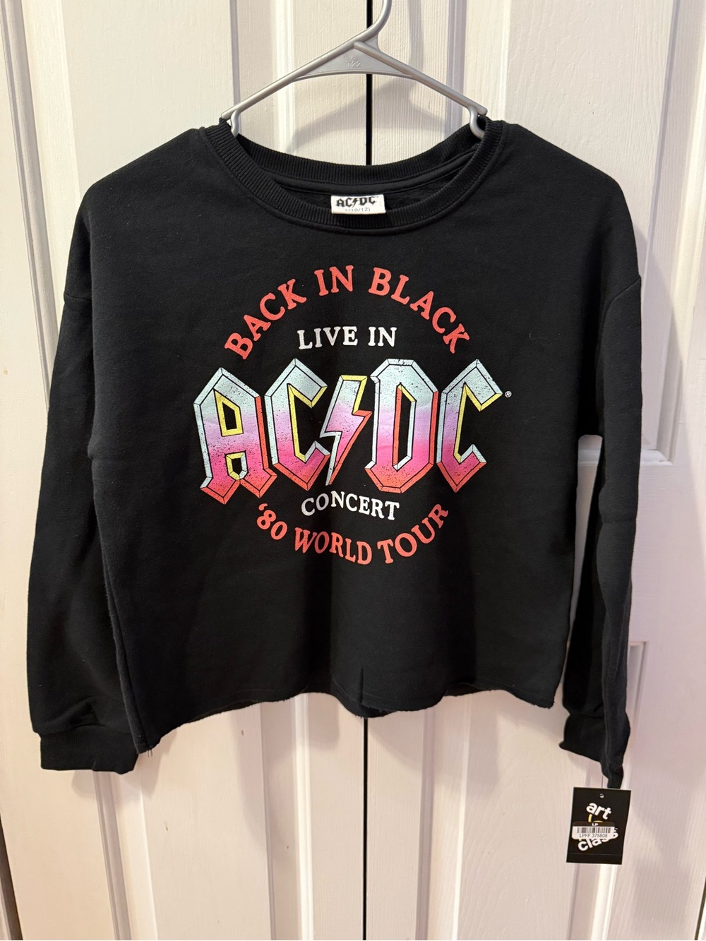 Girls Art Class Size Large (10/12) AC/DC sweatshirt